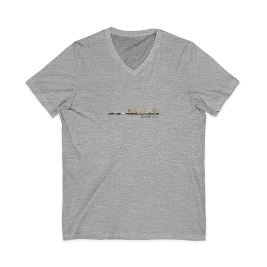 Wake Up Romans 12:2 Premium V-Neck | STANDARD ISSUE