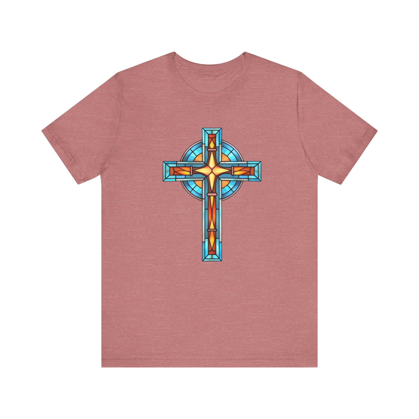 “The Faith Cross” Christian T-Shirt – Hebrews 11:1 – “Faith is the substance of things hoped for, the evidence of things not seen.”