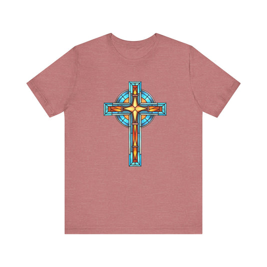 “The Faith Cross” Christian T-Shirt – Hebrews 11:1 – “Faith is the substance of things hoped for, the evidence of things not seen.”