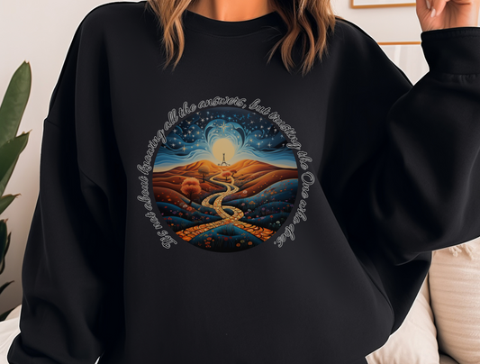 Trust the Lord Sweatshirt – “Trust in the LORD with all your heart and lean not on your own understanding.” Proverbs 3:5 | Christian Sweatshirt for Men, Women & Couples, Jesus, GOD, Religious Gift