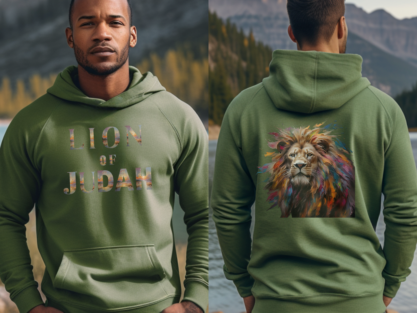 Lion of Judah Hoodie – Revelation 5:5 – “The Lion of Judah has triumphed” | Christian Hoodie for Men, Women, or Couples