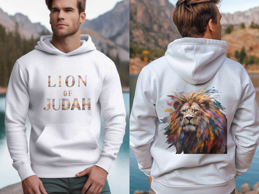 Lion of Judah Hoodie – Revelation 5:5 – “The Lion of Judah has triumphed” | Christian Hoodie for Men, Women, or Couples
