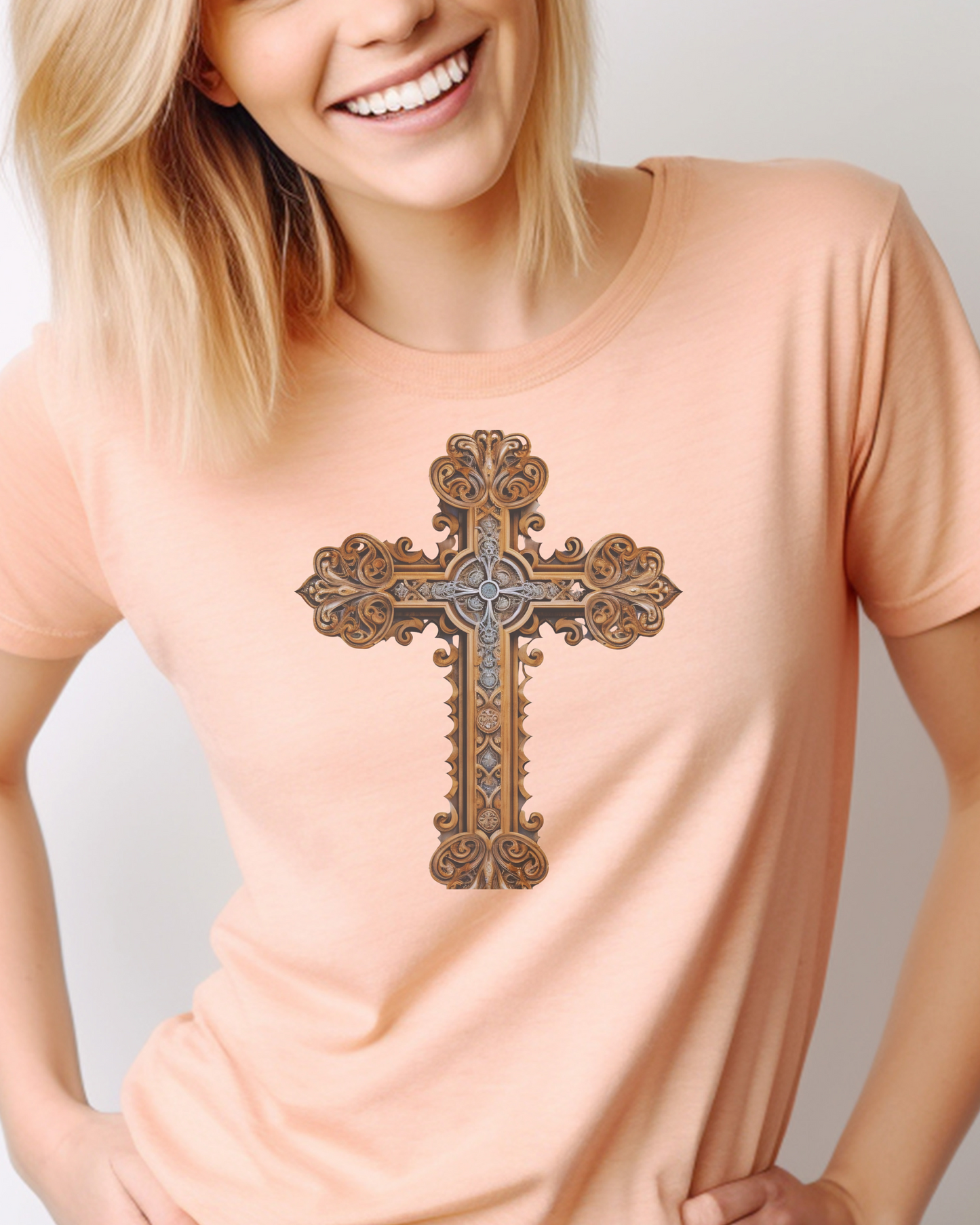 The Strength Cross T-Shirt – Philippians 4:13 “I can do all things through Christ who strengthens me.”