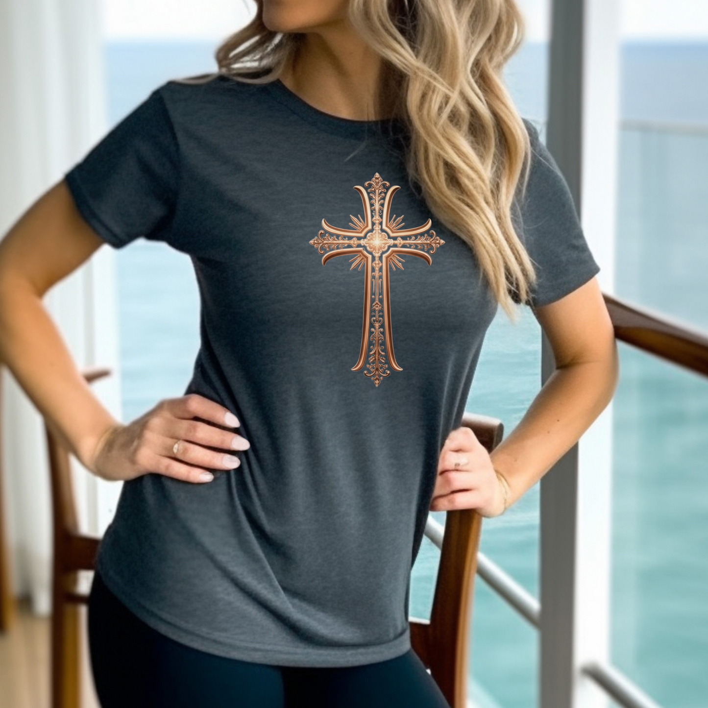 The"Armor Of God" Cross T-Shirt – Ephesians 6:11 “Put on the full armor of God.”