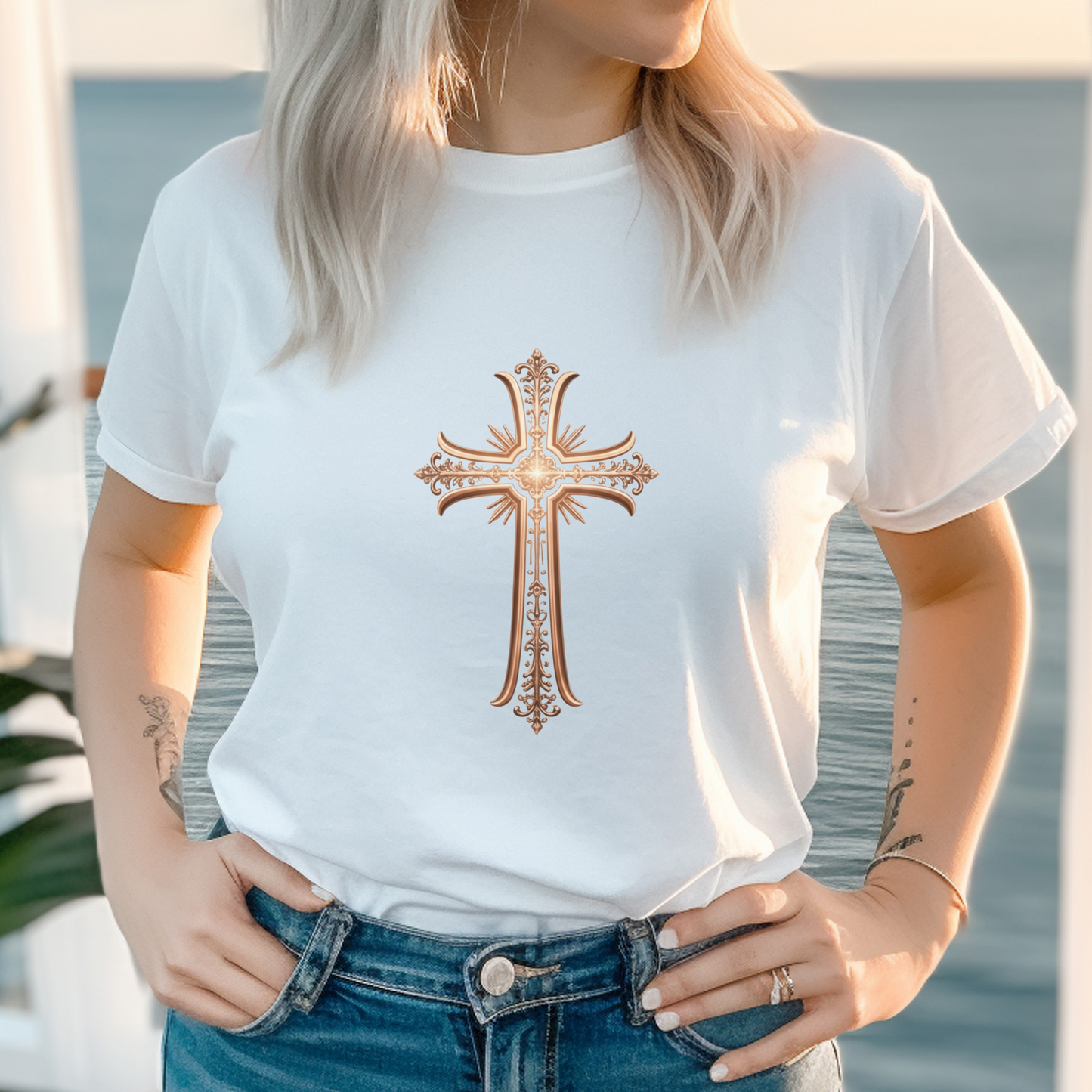 The"Armor Of God" Cross T-Shirt – Ephesians 6:11 “Put on the full armor of God.”