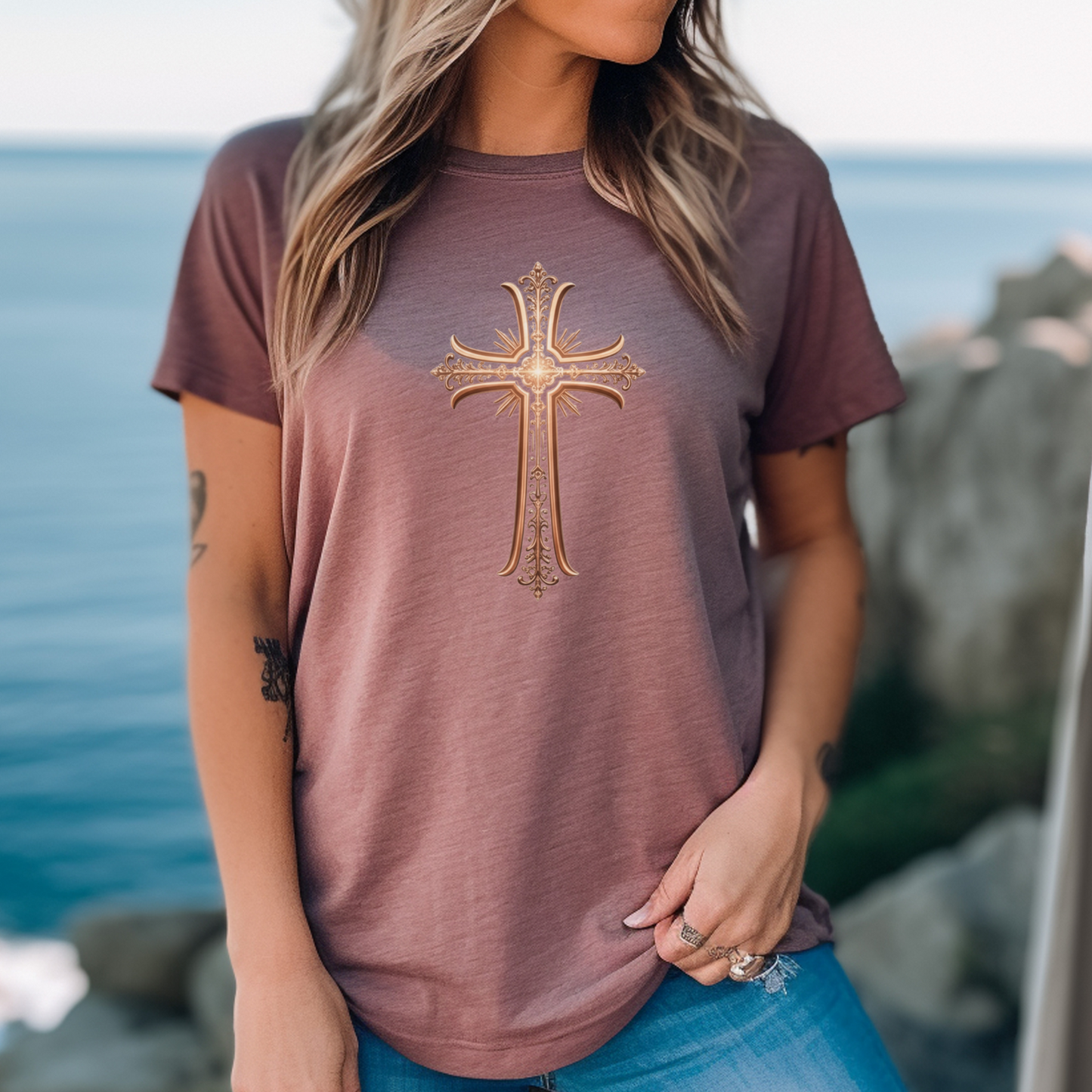 The"Armor Of God" Cross T-Shirt – Ephesians 6:11 “Put on the full armor of God.”