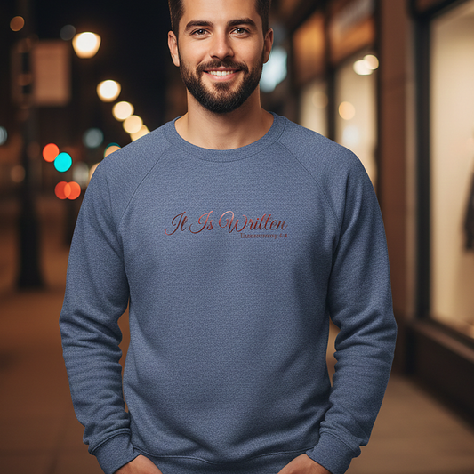 It Is Written Standard Issue raglan crewneck
