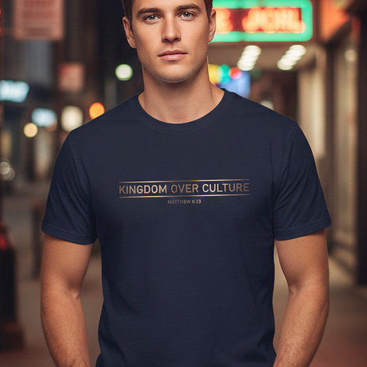 Kingdom Over Culture Standard Issue tee, Matthew 6:33