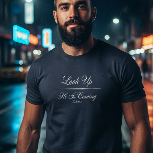 Look Up He Is Coming Premium Essential Tee - STANDARD ISSUE