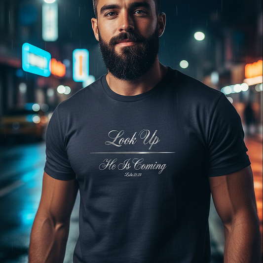 Look Up He Is Coming Standard Issue tee