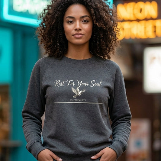 Rest For Your Soul Premium Heavyweight Crewneck