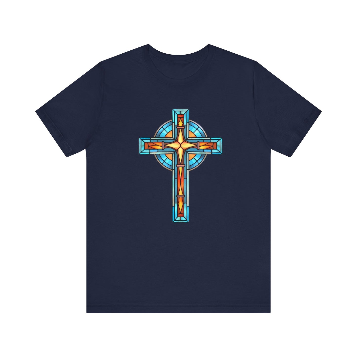 “The Faith Cross” Christian T-Shirt – Hebrews 11:1 – “Faith is the substance of things hoped for, the evidence of things not seen.”