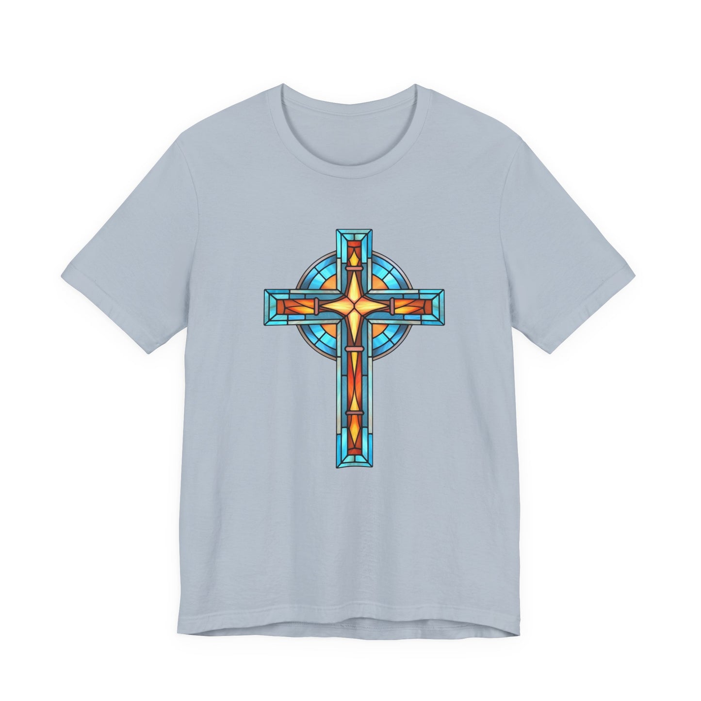 “The Faith Cross” Christian T-Shirt – Hebrews 11:1 – “Faith is the substance of things hoped for, the evidence of things not seen.”
