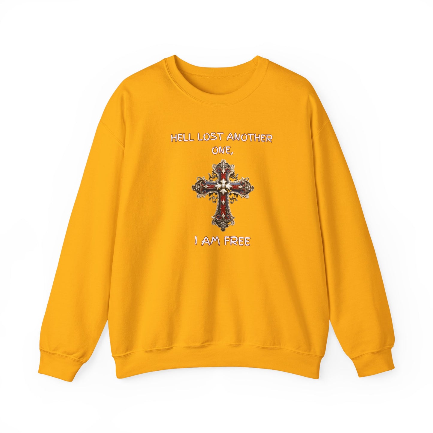 Hell Lost Another One sweatshirt, Psalm 34:22 shirt, Jesus sweatshirt, God sweatshirt, faith-based apparel, Christian clothing for women, scripture crewneck, Christian couples gift, religious gift, spiritual sweatshirt,