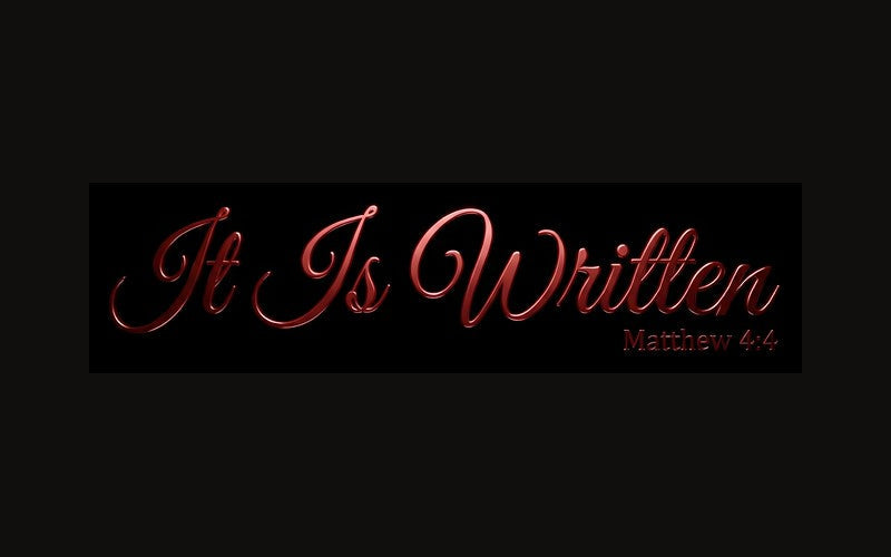 It Is Written