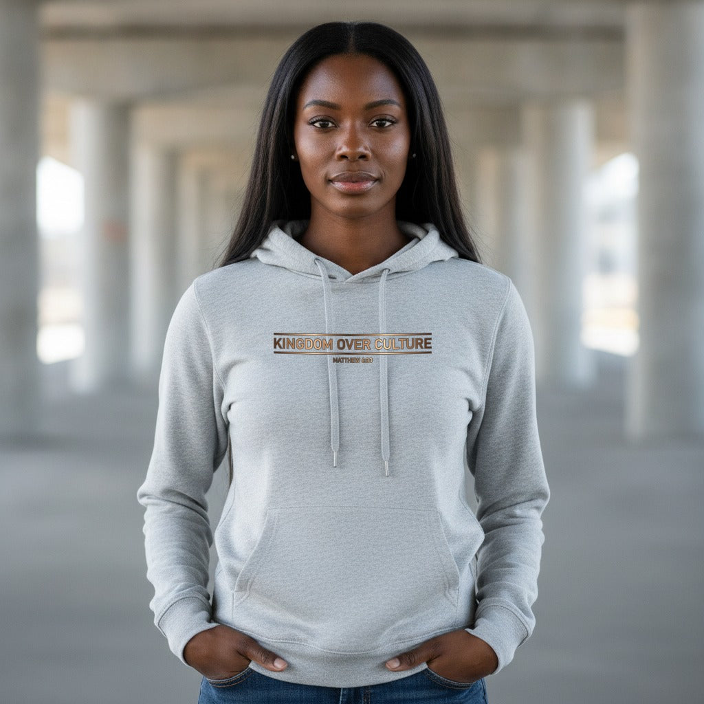 Christ Keys model mockup - Heather Grey female