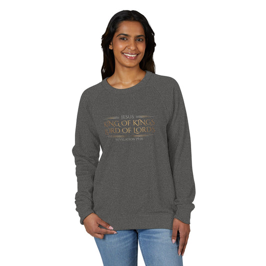 Jesus King of Kings Premium Heavyweight Crewneck
