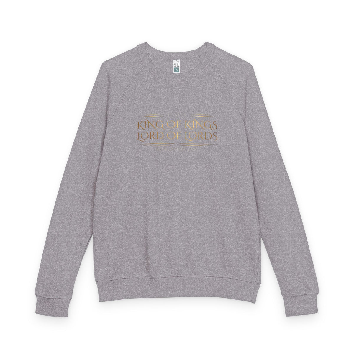 Jesus King of Kings Revelation 19:16 Christian Crewneck - Unisex Faith Apparel, Scripture Graphic, Soft Cotton