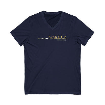 Wake Up Romans 12:2 Premium V-Neck | STANDARD ISSUE