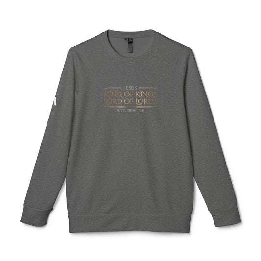 Jesus King of Kings Premium Performance Crewneck | Adidas®