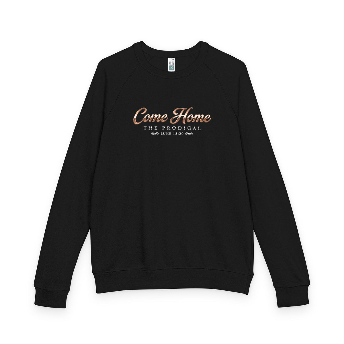 The Prodigal Luke 15:20 Christian Crewneck Sweatshirt - Unisex Faith Apparel, Scripture Graphic, Soft Cotton