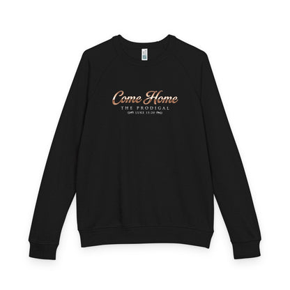 The Prodigal Luke 15:20 Christian Crewneck Sweatshirt - Unisex Faith Apparel, Scripture Graphic, Soft Cotton