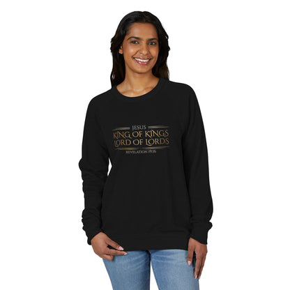 Jesus King of Kings Premium Heavyweight Crewneck