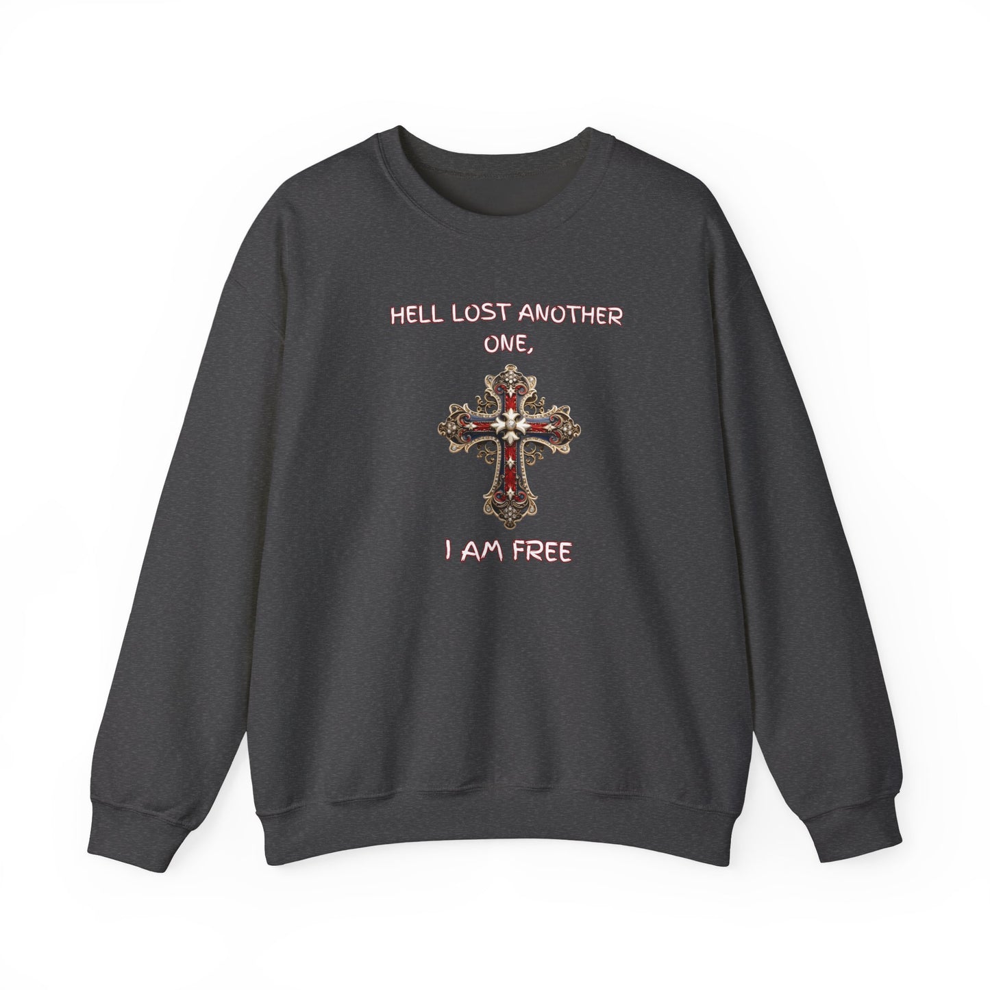 Hell Lost Another One sweatshirt, Psalm 34:22 shirt, Jesus sweatshirt, God sweatshirt, faith-based apparel, Christian clothing for women, scripture crewneck, Christian couples gift, religious gift, spiritual sweatshirt,