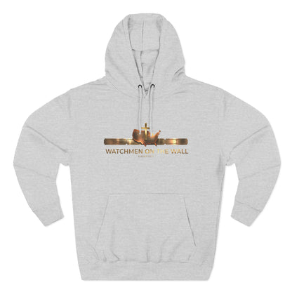 Watchmen on the Wall Isaiah 62:6 Christian Pullover Hoodie - Unisex Faith Apparel, Scripture Graphic, Soft Cotton