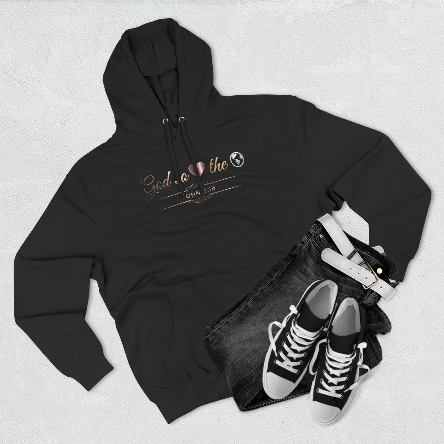 God So Loved The World Premium Hoodie | STANDARD ISSUE