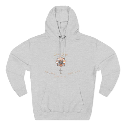 Unlocked Global Missions Hebrews 13:3 Christian Pullover Hoodie - Unisex Faith Apparel, Scripture Graphic