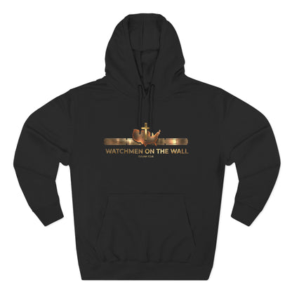 Watchmen on the Wall Isaiah 62:6 Christian Pullover Hoodie - Unisex Faith Apparel, Scripture Graphic, Soft Cotton