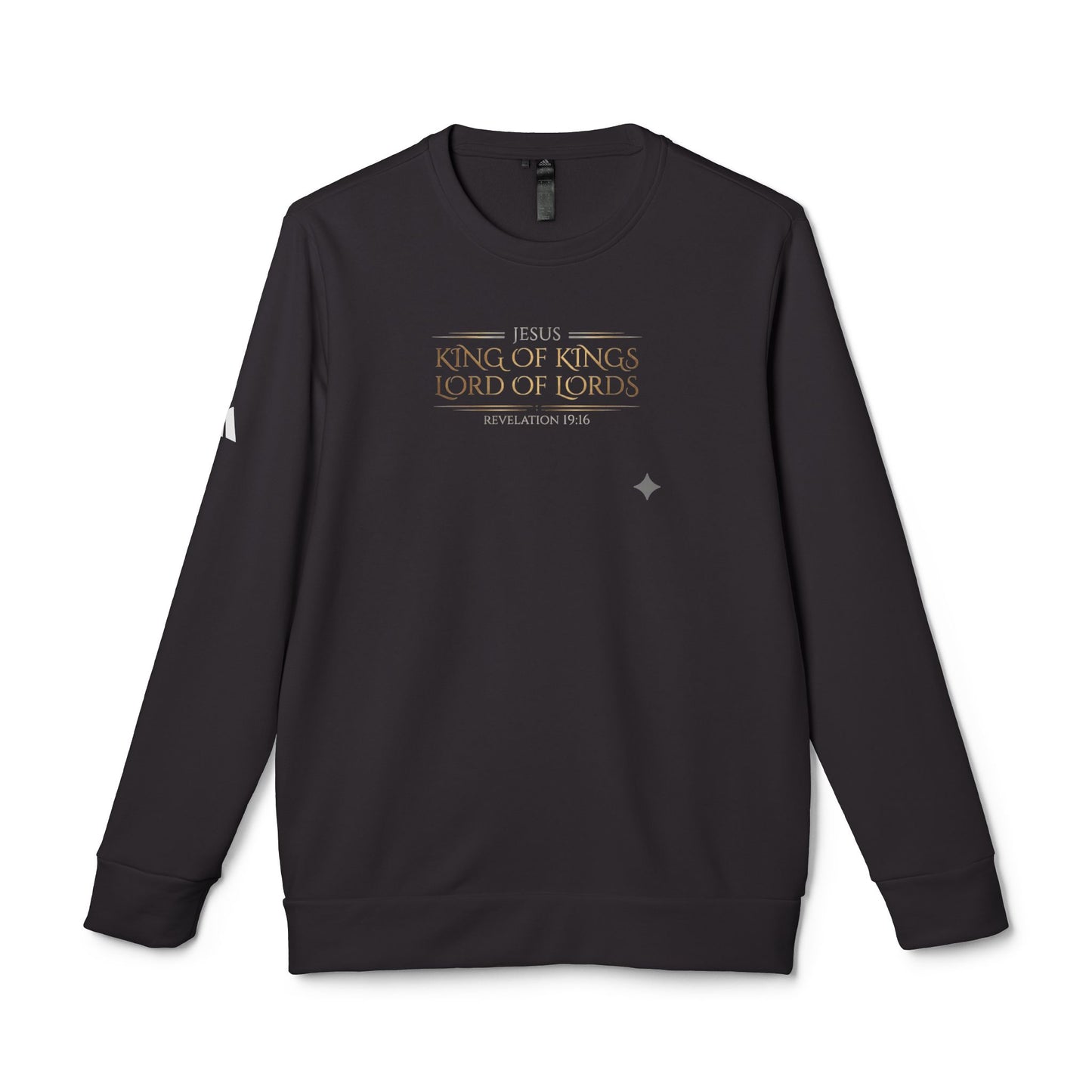 Jesus King of Kings Premium Performance Crewneck | Adidas®