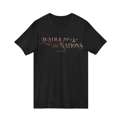 Justice For The Nations Premium V-Neck | STANDARD ISSUE