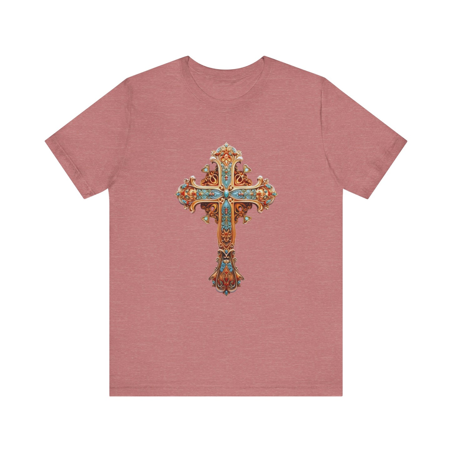 “The Courage Cross – Joshua 1:9 ‘Be strong and courageous. Do not be afraid; for the Lord your God will be with you.’”