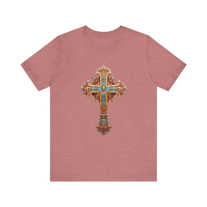 “The Courage Cross – Joshua 1:9 ‘Be strong and courageous. Do not be afraid; for the Lord your God will be with you.’”