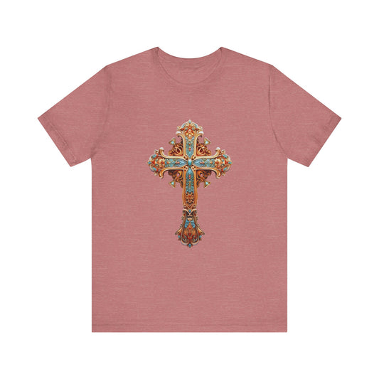 “The Courage Cross – Joshua 1:9 ‘Be strong and courageous. Do not be afraid; for the Lord your God will be with you.’”