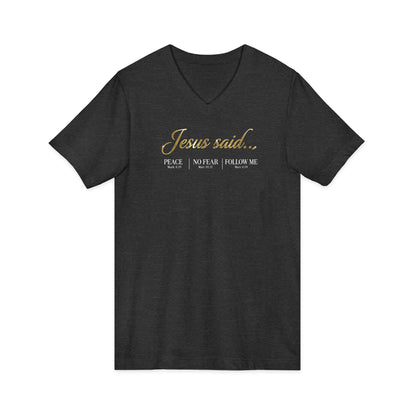 Jesus Said Premium V-Neck | STANDARD ISSUE