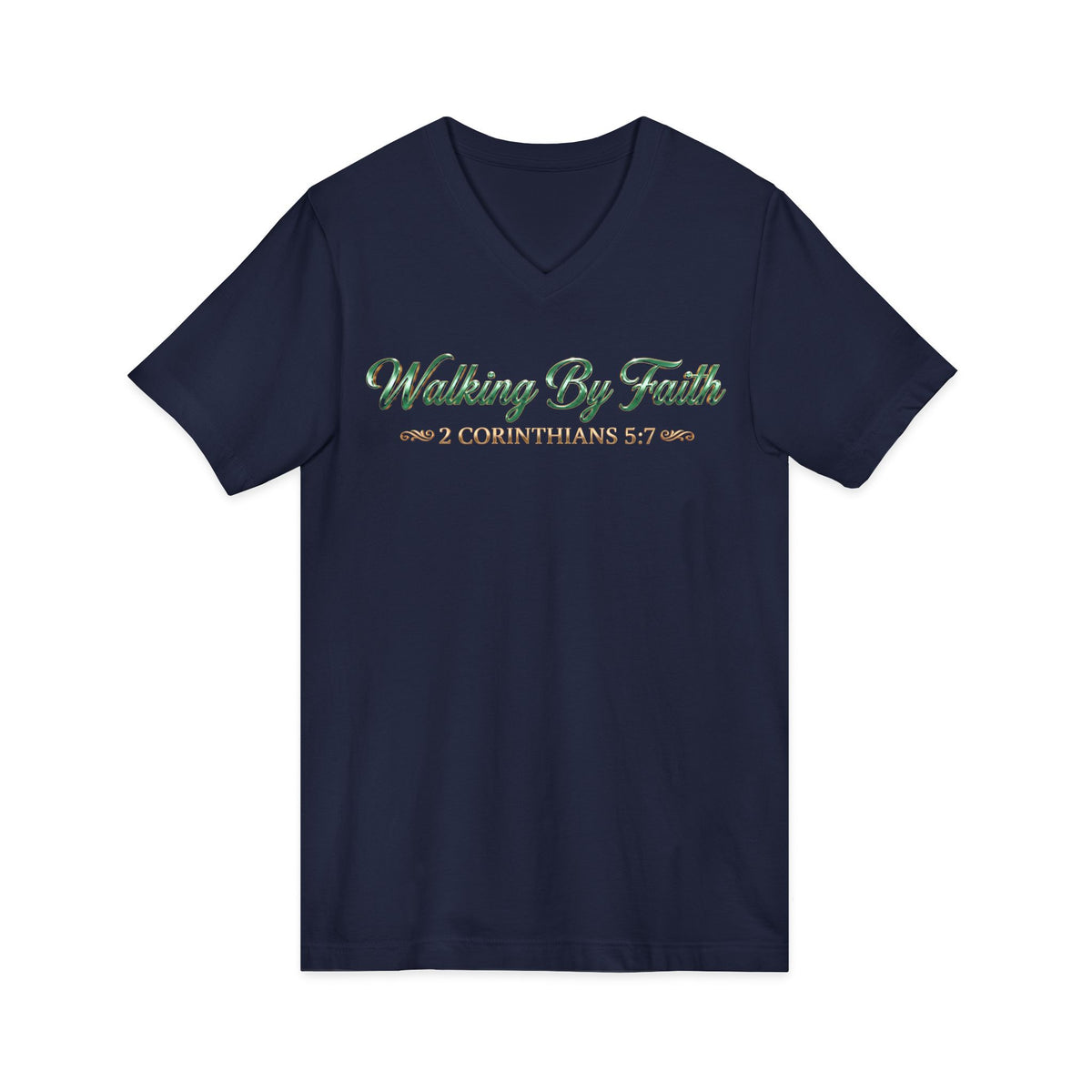 Walking By Faith Premium V-Neck