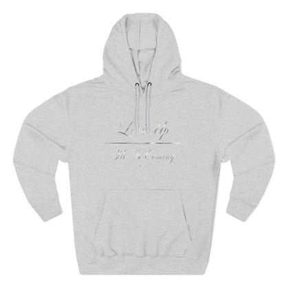 Look Up He Is Coming Luke 21:28 Christian Pullover Hoodie - Unisex Faith Apparel, Scripture Graphic, Soft Cotton