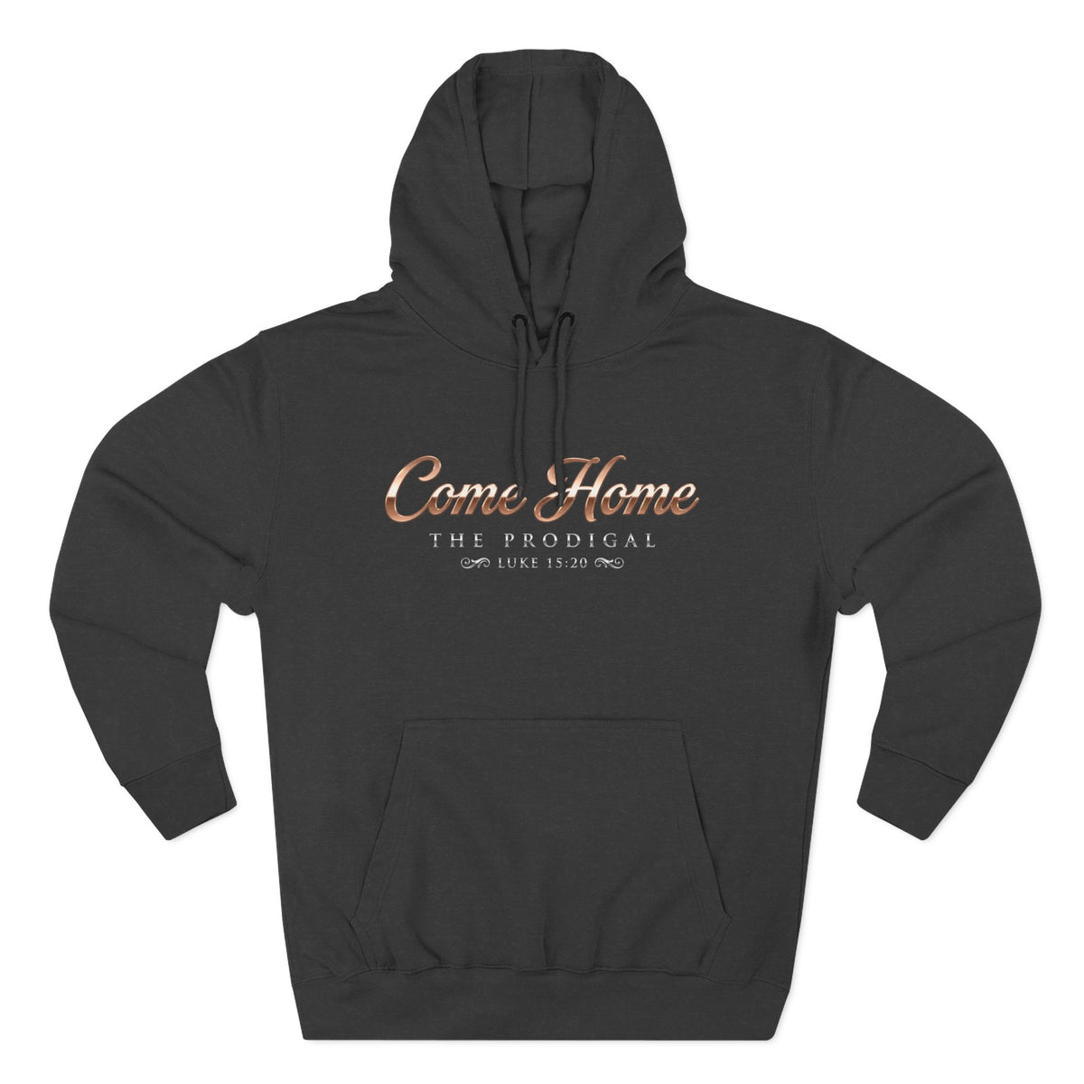 The Prodigal Luke 15:20 Christian Pullover Hoodie - Unisex Faith Apparel, Scripture Graphic, Soft Cotton