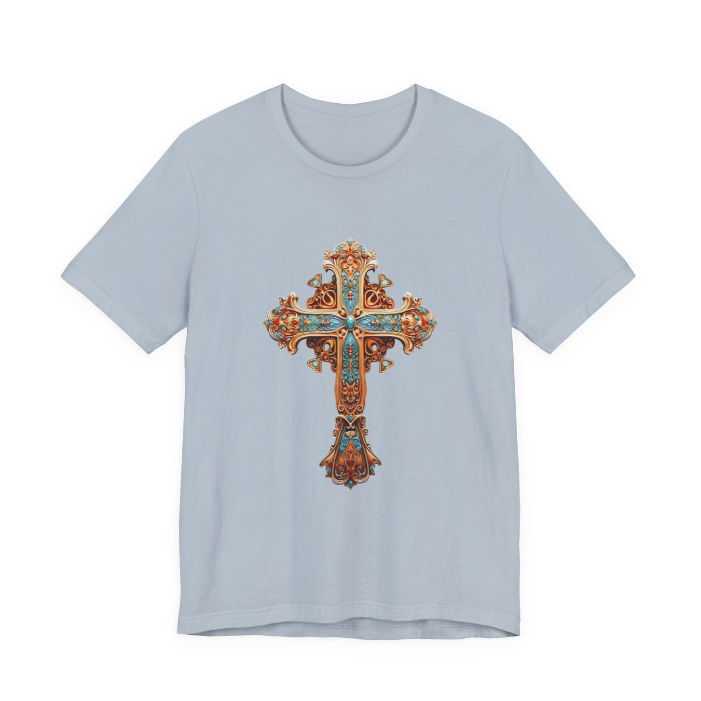 “The Courage Cross – Joshua 1:9 ‘Be strong and courageous. Do not be afraid; for the Lord your God will be with you.’”