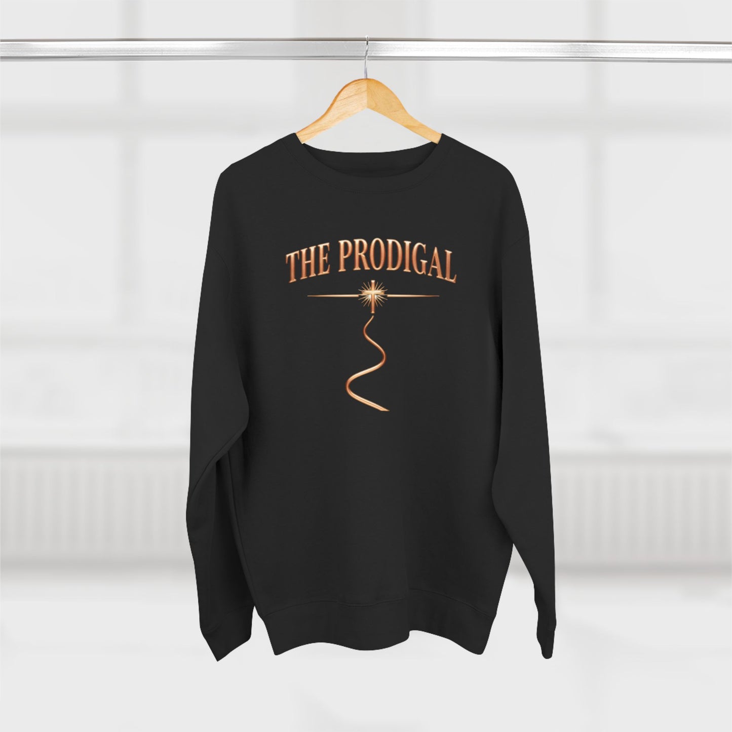 The Prodigal Rose Gold Sweatshirt | Christ Keys Christian Apparel – Mercy in Rose Gold