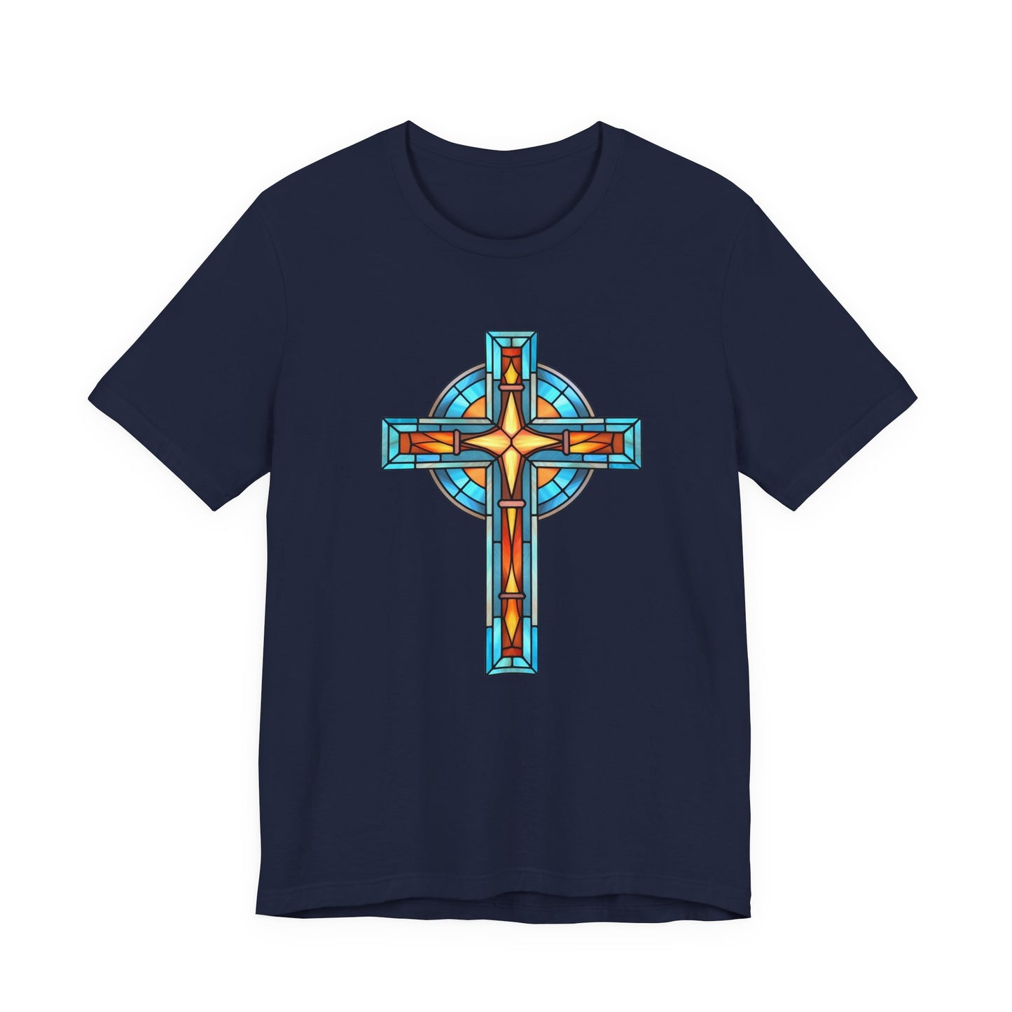 “The Faith Cross” Christian T-Shirt – Hebrews 11:1 – “Faith is the substance of things hoped for, the evidence of things not seen.”