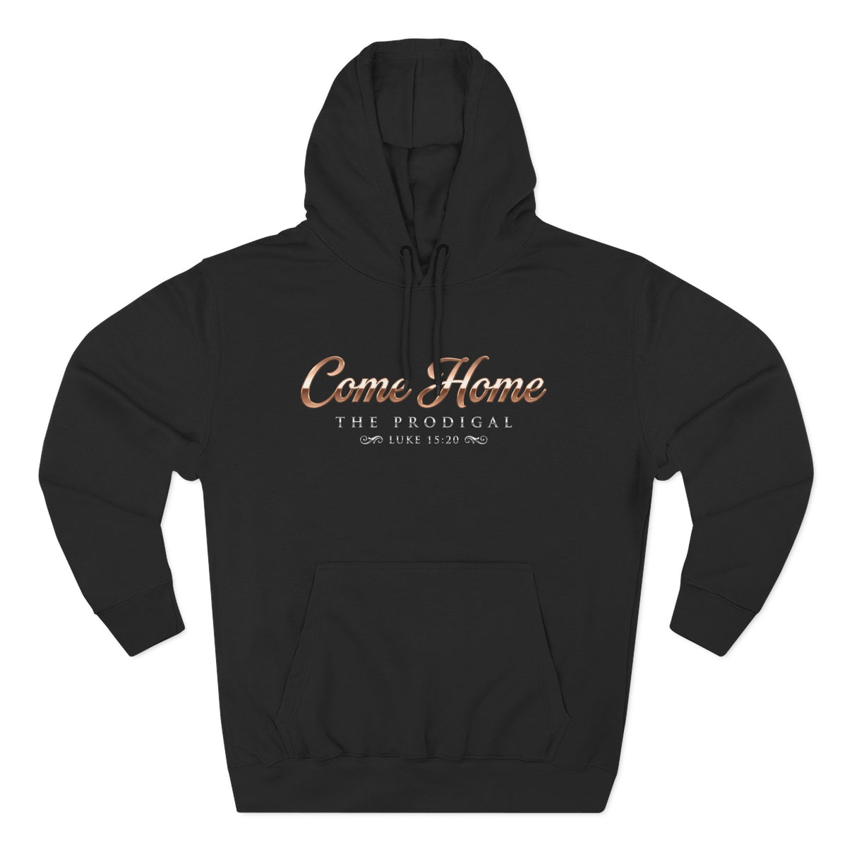 The Prodigal Luke 15:20 Christian Pullover Hoodie - Unisex Faith Apparel, Scripture Graphic, Soft Cotton