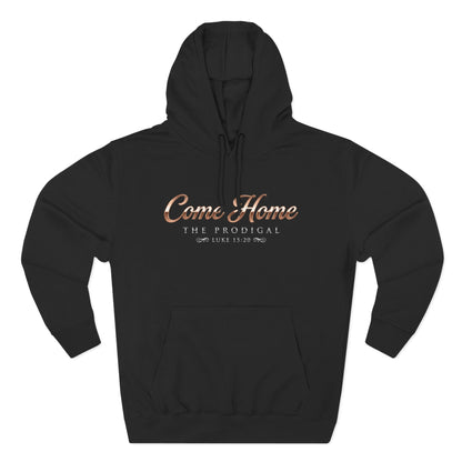The Prodigal Luke 15:20 Christian Pullover Hoodie - Unisex Faith Apparel, Scripture Graphic, Soft Cotton