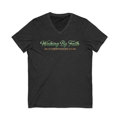 Walking By Faith Premium V-Neck