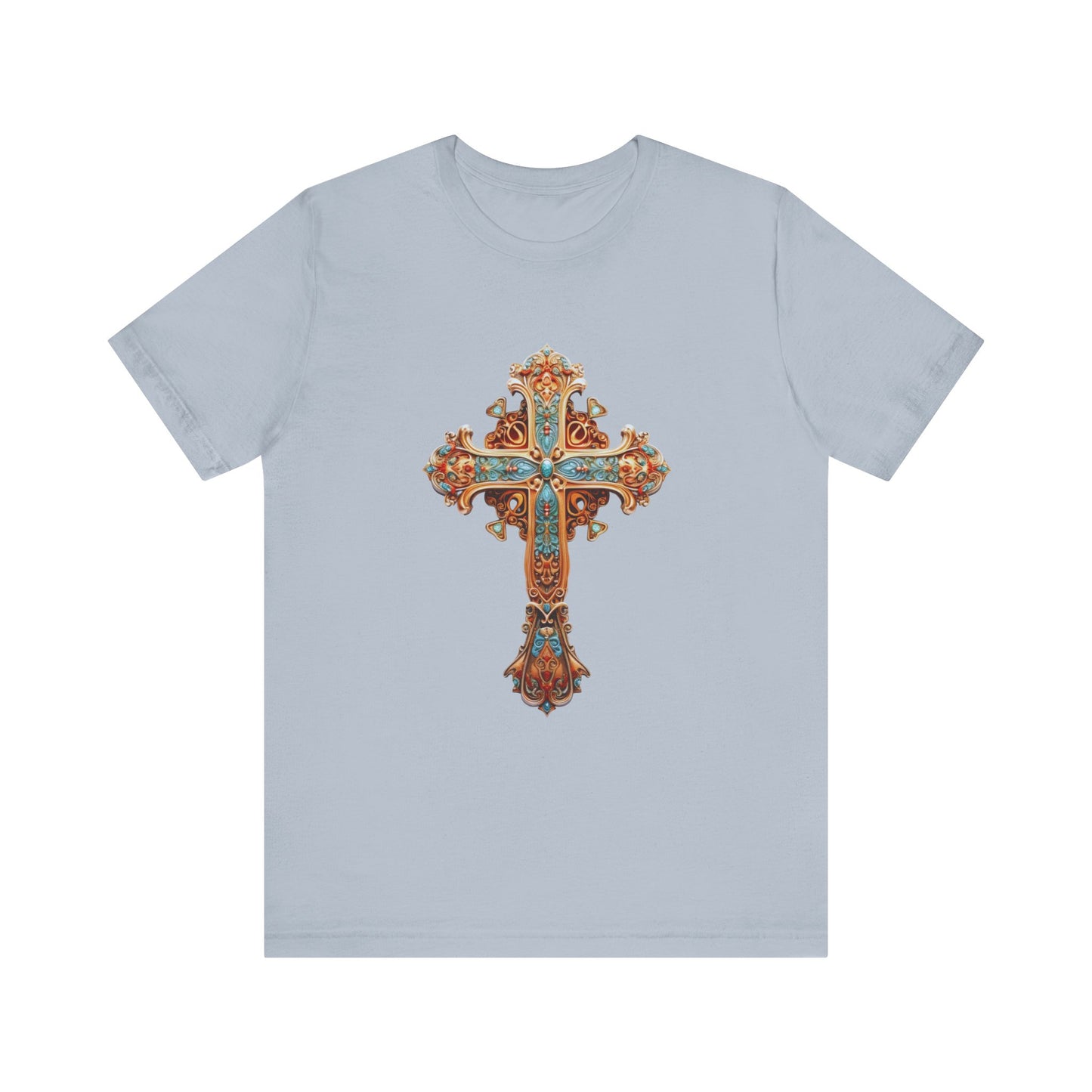 “The Courage Cross – Joshua 1:9 ‘Be strong and courageous. Do not be afraid; for the Lord your God will be with you.’”