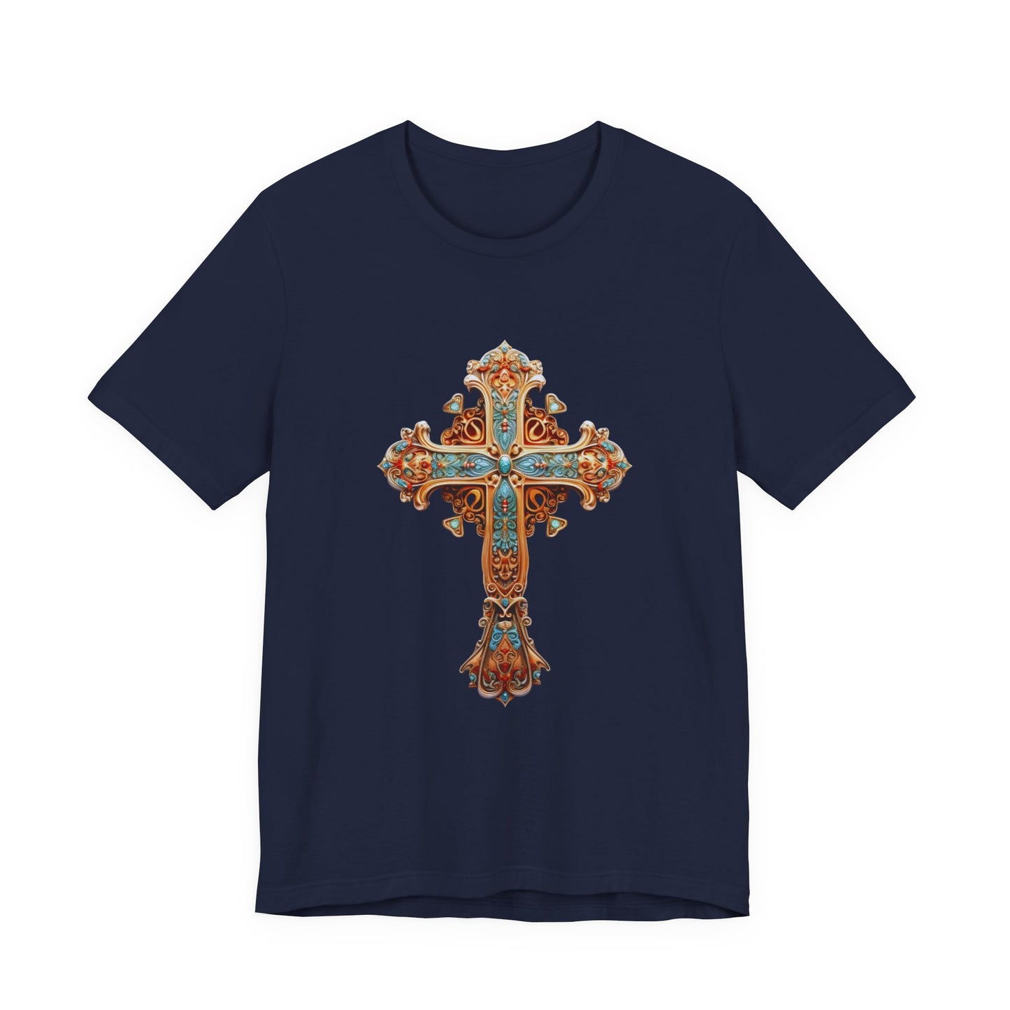 “The Courage Cross – Joshua 1:9 ‘Be strong and courageous. Do not be afraid; for the Lord your God will be with you.’”