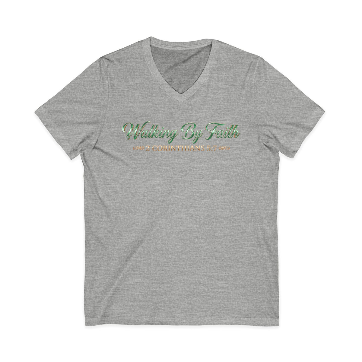 Walking By Faith Premium V-Neck